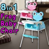 [PREORDER OGOS] BABY CHAIR 8 IN 1 FROG / KERUSI BUDAK MULTIFUNGSI