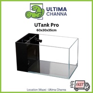 [NEW] UTank Pro/ UTank Pro Plus 60x30x35cm Crystal Clear Aquarium with Side Filter, Pump & Cover cc 