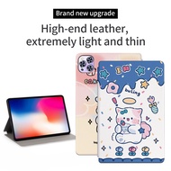 For NUMVIBE P60 /P60 Pro Max 5G Tablet PC 11 inches Tablet Case Flip PU Leather Shockproof Cute Cart