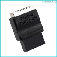 YIN Type to USB 2 0 9Pin Header Male Extension Card Adapter Socket USB Motherboard