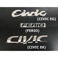 Honda Civic EG Ferio Civic EK Emblem