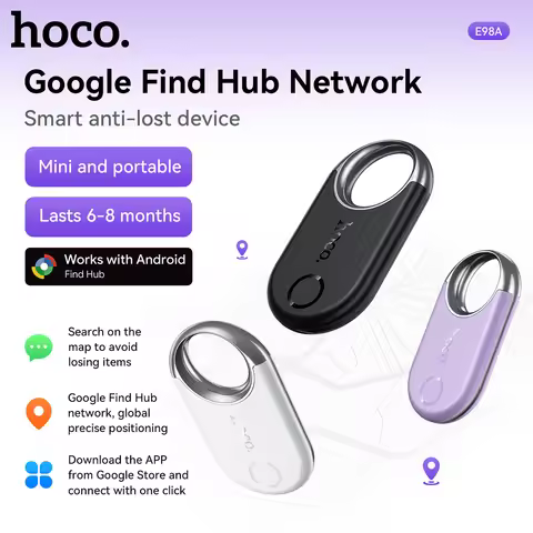 HOCO Smart Android Tracker Tag Support For Google Find My Bluetooth GPS Tag Finder Locator Anti-Lost