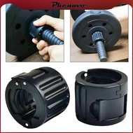 [Phenovo] 2 Pieces Fitness Barbell Clamps Bar Clamps Easy to Use Barbell Bar Plate Locks for 23-26 M