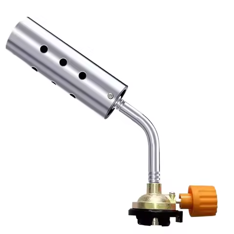Butane Torch Outdoor Camping BBQ Flame Gun Soldering Heat Gun for Welding Brazing Gas Torch Lighter 
