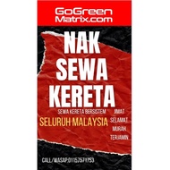 sewa kereta bersistem.booking online dimana sahaja seluruh malaysia