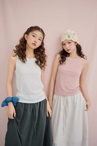 Áo sát nách cổ thuyền thun sần Cookies Top - 𝒃𝒚 𝑼.𝒇𝒐𝒖𝒏𝒅