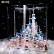 Compatible with Lego Building Blocks Disney Castle Adult High Difficulty Small Particles Girl Series Assembled Building