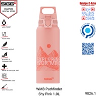 SIGG Aluminium Water bottle - WMB Pathfinder Shy Pink 1L / 1000ml