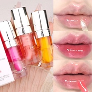 【Grilrigrin】Jelly Violet Glass Lip Oil Moisturizing Transparent Plumper Lip Gloss Makeup Nutritious 