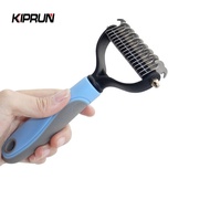 KIPRUN Pet Cat Hair Removal Comb Brush Dog Grooming Shedding Tools Puppy Hair Shedding Trimmer Pet F