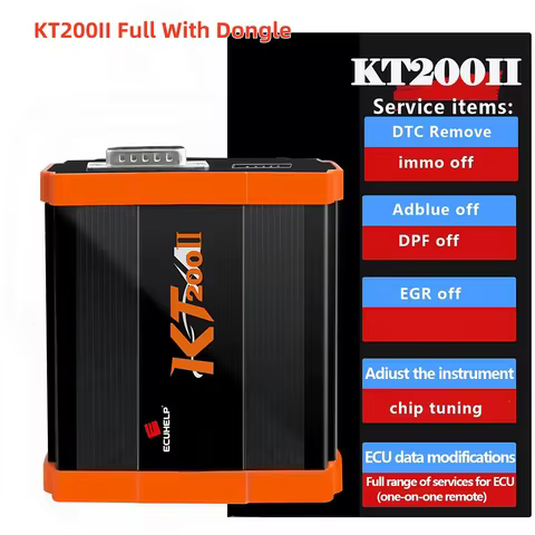 KT200 Gen2 KT200II 2025 NEW ECU Programmer Support ECU Chip Tuning DTC OBD/BOOT/BDM/JTAG