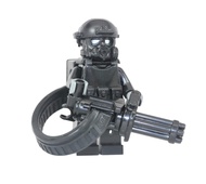 Modern Brick Warfare Heavy Support Gunner Minigun Soldier Custom Minifigure