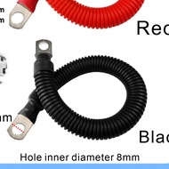 Battery Connection Cable Made  10/16/25/35/50Sqmm Copper Wire With Corrugated Tube And Terminal Bloc