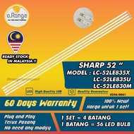 LC-52LE835U / LC-52LE835X / LC-52LE830M SHARP 52" LED TV BACKLIGHT LC-52LE835 LC-52LE835 LC-52LE830 