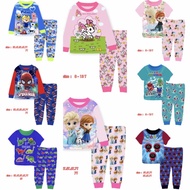 Local Seller Kids Cuddle Me 3 to 7 year old Kids Pyjamas Set / Kids Outing Clothing Set Squid Game Frozen Dinosaur