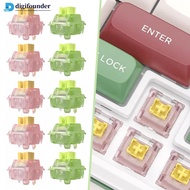 DIGIFOUNDER 10/20/30Pcs Silent Peach V3 Switch Lubed Silent Lemon V3 Switches Mechanical Keyboard Li