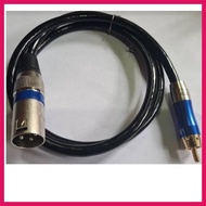 XLR male to RCA (1meter) audio cable (M)