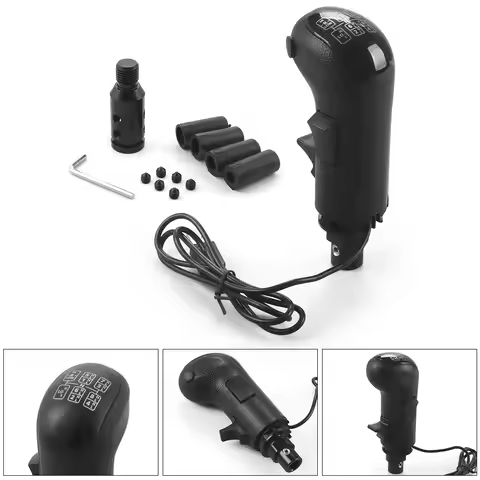 Left Hand USB Truck Simulator Shifter Knob Compatible with Logitech G923 G29 G27 G25 TH8A ETS2 & ATS