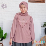 NEWEST CUTETRIK BRAND BLOUSE CODE TB 41 AGES 8 TO 10 YEARS WAFFLE MATERIAL