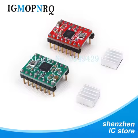 3D Printer Parts Stepstick A4988 DRV8825 Stepper Motor Driver Module With Heatsink Reprap Ramps 1.4/