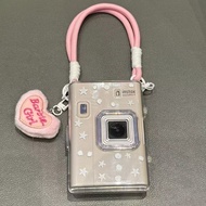 Fujifilm Instax Mini Liplay / Mini Liplay+ Camera Crystal Clear Casing With Strap+Sticker