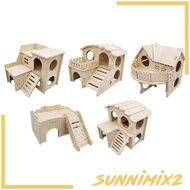 [Sunnimix2] Hamster House and Hideout Fun for Dwarf Hamster Chinchilla Mice