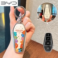 Car Remote Key Case for BYD, Key Case for BYD Dolphin Seal ATTO3 Sealion6 M6 Sealion7 ATTO2, Car Key