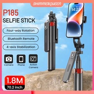 HOT P185 1800mm 4-axis Selfie Stick Tripod with Remote Shutter Phone Gimbal Stabilizer for Gopro Cam