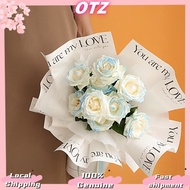 20pcs Flower Boquet Wrapper,Printed Thickened Pakaging Paper,Small Waterproof Wrapping Paper