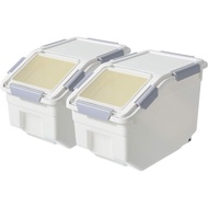 CITY BABY 2 Pack Airtight Flour Storage Container With Scoop,Dry Food, Sugar, Baking Supplies,Rice C