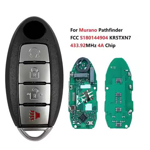 CN027083 S180144904 KR5TXN7 for Murano Pathfinder 2019 2020 Smart Remote Key Fob 433.92MHz 4A Chip P