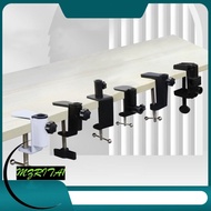 MARITA1 Bracket Clamp, Metal Black White Desk Lamp Clip, Durable Plastic Cantilever Light Holder Uni