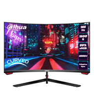 Monitor จอมอนิเตอร์ ขนาด 24 นิ้ว Dahua รุ่น DHI-LM24-E230C สีดำ จอคอม จอเกม VA 165Hz ,ประกัน3ปี As t