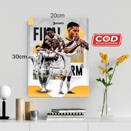 REAL MADRID THEME WALL DECORATION REAL MADRID WOODEN POSTER REAL MADRID/ POSTER REAL MADRID/WALLDECO