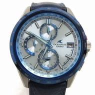 Casio Oceanus Awa Blue Watch Solar Date Chronograph Blue ■SM1 Direct from Japan Secondhand