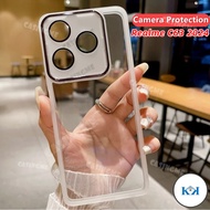 KK Realme C63 2024 Transparent Casing for Realme C63 4G RealmeC63 C 63 63C NFC 4G 5G 2024 Clear Fash