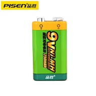 Pinsheng 9V Rechargeable Battery 250mAh Ni-MH Square 6F22 Multimeter Microphone Guitar Toy Remote Co