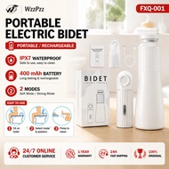 W WzzPzz Bidet Spray Set 400mAh Portable Travel Bidet Electric IPX7 Waterproof Portable Bidet Travel