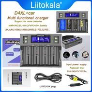 LiitoKala Lii-D4XL Smart Battery Charger for 32700 26650 18650 21700 18500 14500 16340 AA AAA Li-ion