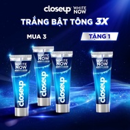 [MUA 3 TẶNG 1] Kem đánh răng CLOSEUP White Now - Trắng Bật Tông 3X tức thì từ Công nghệ Ánh Sáng Xan