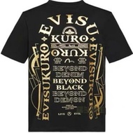 🇲🇾 100% Original Quality Premium 1:1 Ready Stock EVISU Gold Highlight Logo Printing Tshirt Men Women