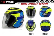 TSR G919I WIN-ROCKSTAR HELMET OPEN FACE SINGLE VISOR