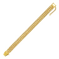 [READY STOCK] Zhulian Gold-Plated Bracelet Jewellery (BT8496)