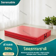 Serenable Cushioned Gymnastics Practice Mat Padded Gymnastics Mat with Handles Wipe-Clean Long-Lasti