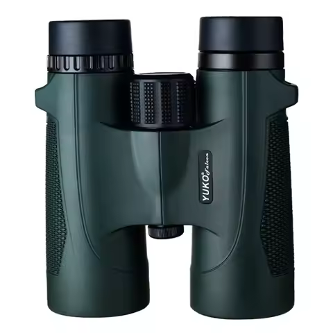 YUKO YK-8/10/12X42 High Magnification HD Low Light Night Vision Professional ABS Binoculars Outdoor