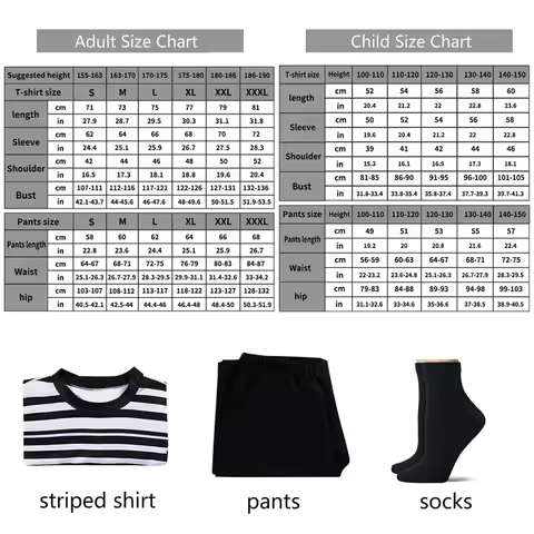 25COSMovie Pugsley Costume Boys Black and White Striped Shirt Wednesday Addams Family Dress Gothic C