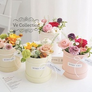 Bloom Box Flower Round Flower Box/ Gift Box 12 x 12 cm