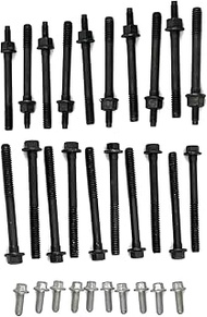 LS Engine Main Bolt and Stud Kit, Grade 10.9 High-Hardness, Compatible with LS1 LS2 LS3 LQ4 LM7 LC9 