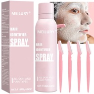 Hair Identifier Spray for Face Shaving,Moisturizing and  Care Dermaplaner Spray, Glow Reveal Face Sp