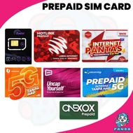 Prepaid SIM Card Prabayar UMOBILE MAXIS HOTLINK YES ONEXOX HALOTELCO Unlimited Internet Hotspot Tanp